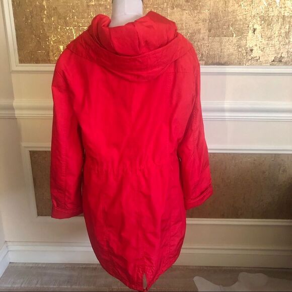 Steve Madden red hooded multi pockets coat XL - Picture 5 of 8